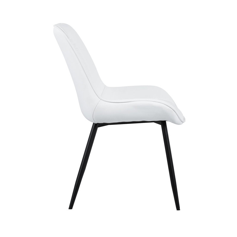 Chaise d'appoint rembourrée Eastwood, Blanc