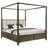 Dark Cocoa Canopy Bed