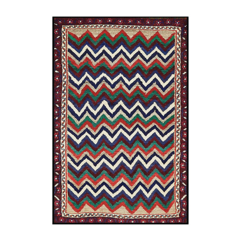 Abstract Indoor Rug, Runner 2' x 5'