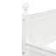 Lit de jour simple en bois avec lit gigogne simple (blanc)