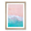 Beach in Hong Kong in Abstract - Picture Frame Graphic Art Print-55683596-55683593