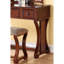 Meuble-lavabo moderne Ahn, teinte pomme, tabouret, panneau de particules, pin rustique couleur W, 3 miroirs, pin,-121115150