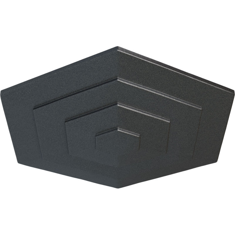 Médaillon de plafond 23 1/4 po x P 7/8 po Woodruff, Étain