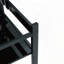 Table basse à plateau relevable en verre avec verre trempé 2 couches - noir