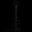 LED Christmas Tree 100 LEDs Warm White-1872976583