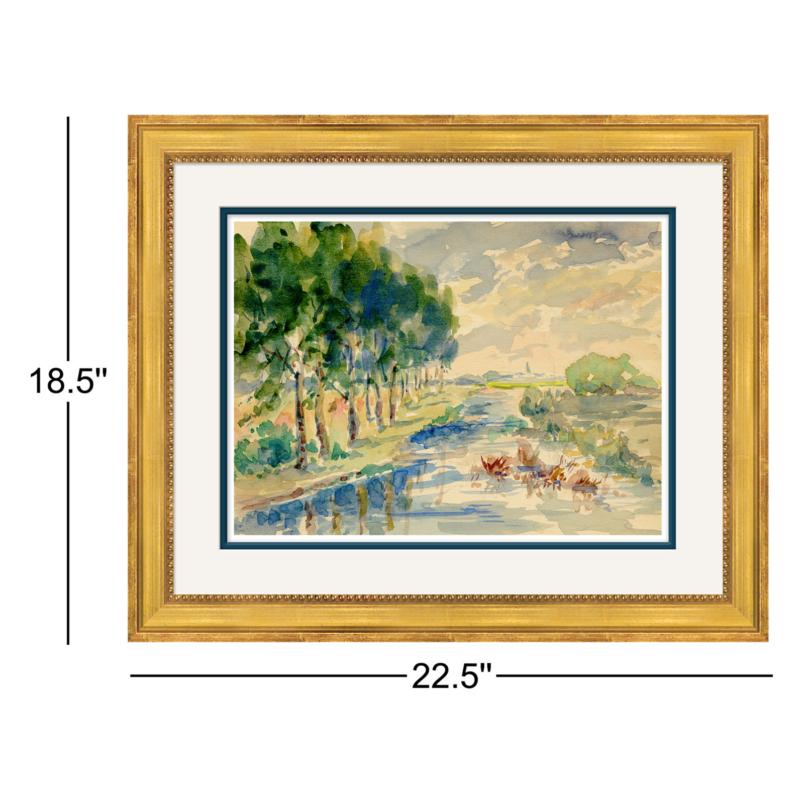 Landscape by Soicher Marin Archives, 18.5" H x 22.5" W x 1.13" D