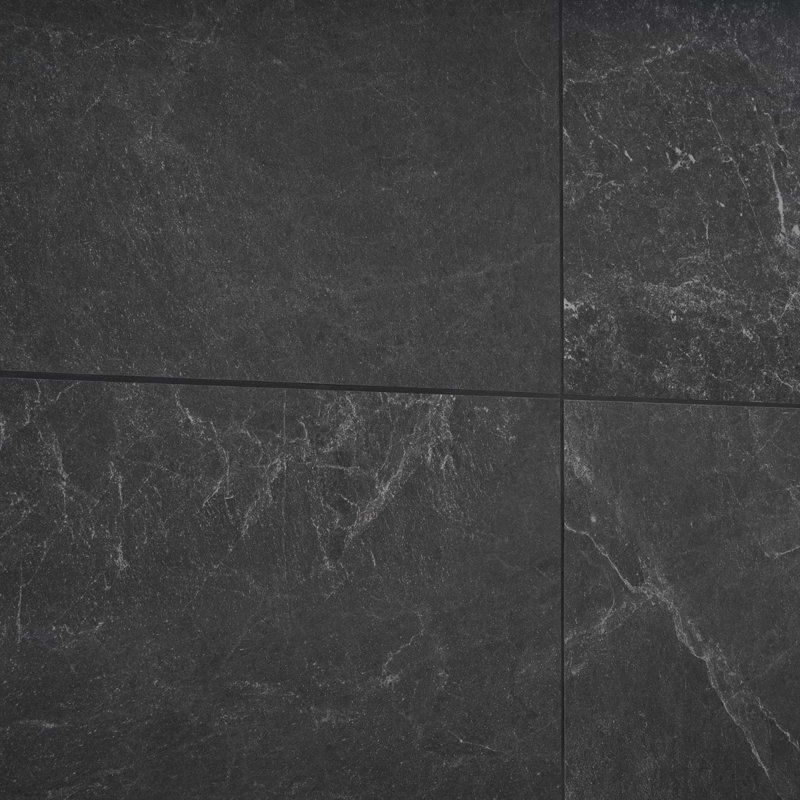 ZenTech 24x48 Matte Porcelain Tile, Graphite Gray