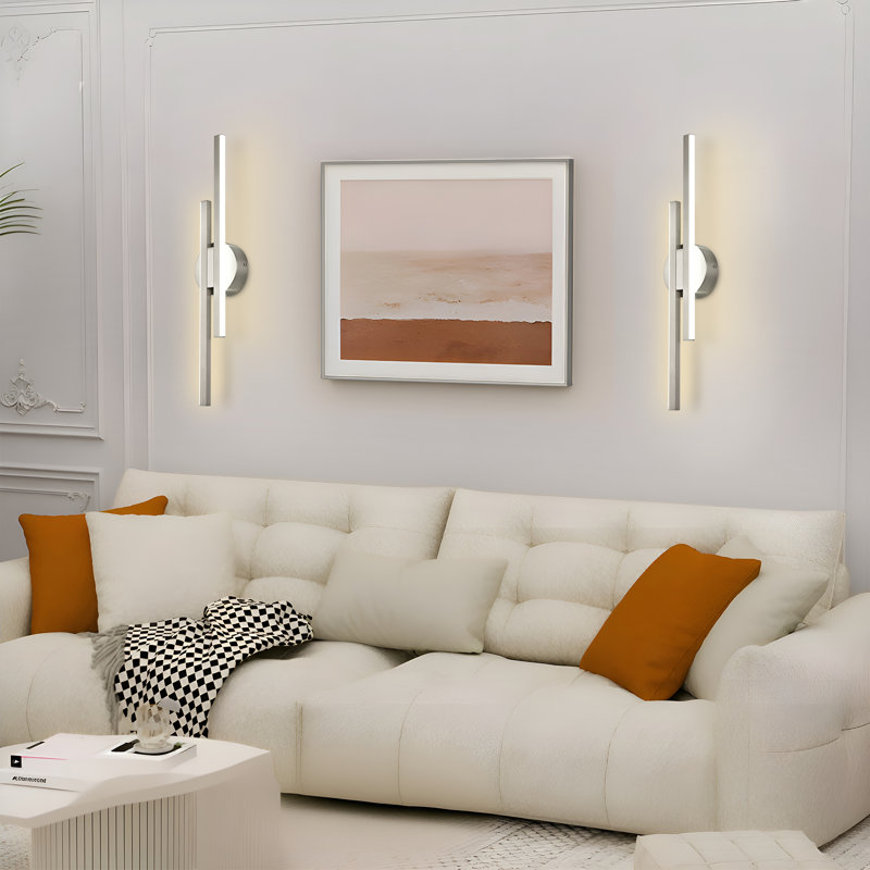 Doreena 3 Color Temperature Adjustable Dimmable LED Vanity Light, Brushed Nickel, 3000K
