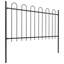 Celinda Black Metal Fence Panels Included-1652485860