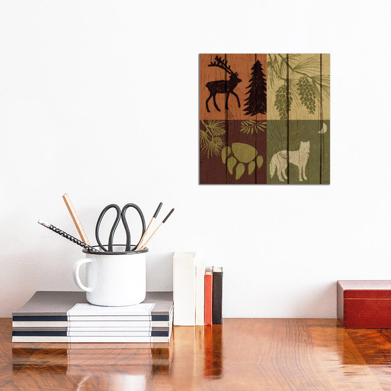 Lodge Four Pack by Nicholas Biscardi - Wrapped Canvas Gallery-Wrapped Canvas Giclée, 30.48cm H x 30.48cm W