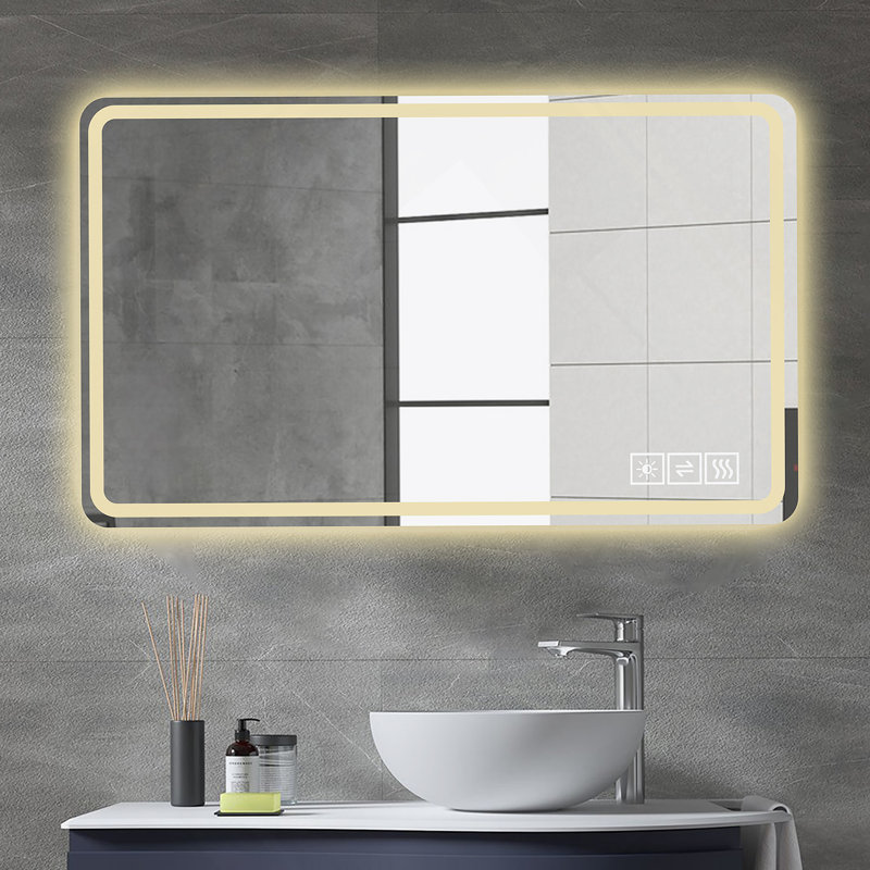 Miroir rectangulaire horizontal et vertical