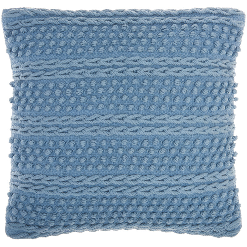 Anastasia Square Pillow Cover and Insert, Ocean Blue