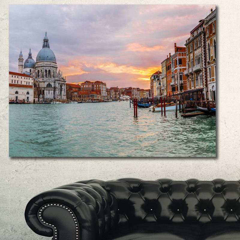 «Santa Maria Della Salute», photographie, H 40 po x l 60 po x P 1,5 po, Toile tendue