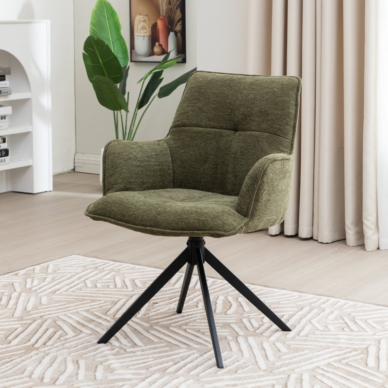 Fabric Dining Chair, Green