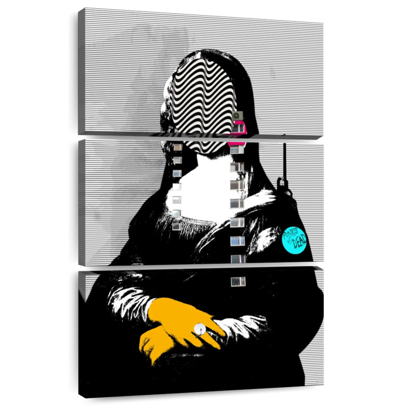 Leisha Mona Lisa Street Pop, H 50 po x l 32 po