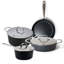 Batterie de cuisine en céramique antiadhésive 7 pièces Alva Maestro-124283805