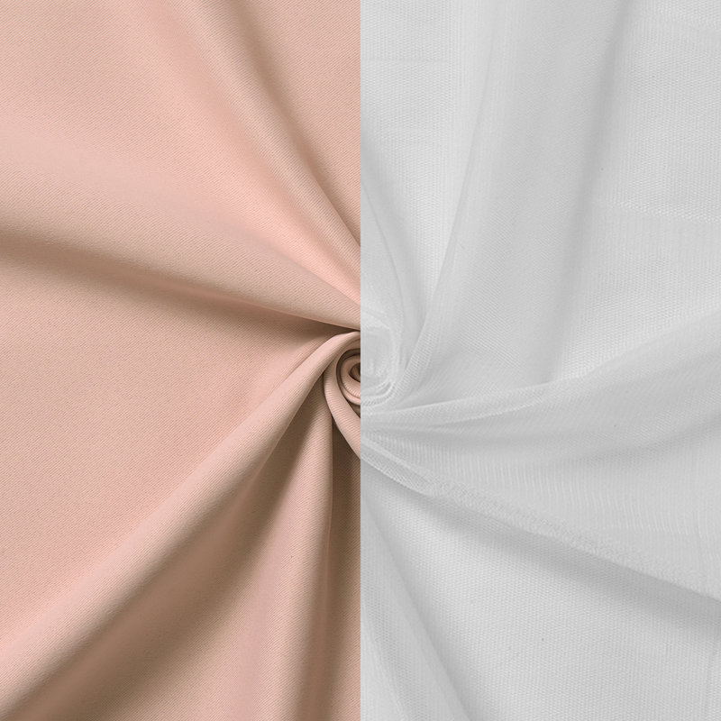 Mazzone Room Darkening Curtain, Dusty Pink