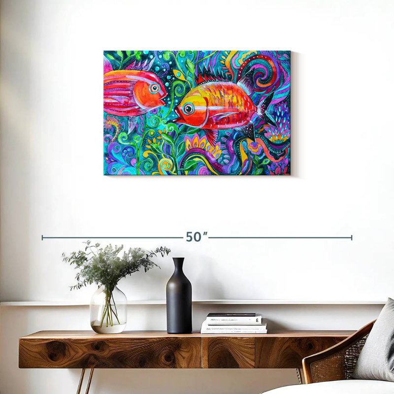 Brampt Underwater Fish, 20" H x 30" W