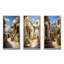 "Espagne village andalou", 3 pièces sur toile-584322412-584322409