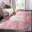 Felty Oriental Fuchsia/Teal Area Rug-304239673