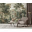 Neoclassical Landscape Wallpaper Vintage Trees Scenic Wall Mural-986740983
