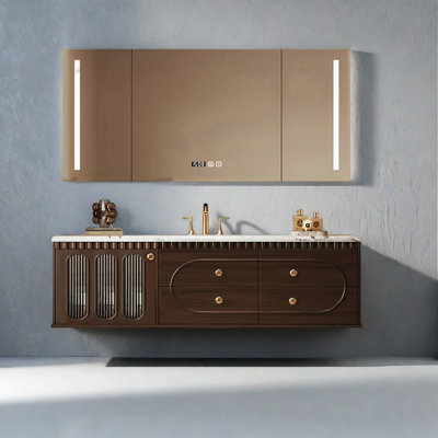 Armoire de salle de bain style français