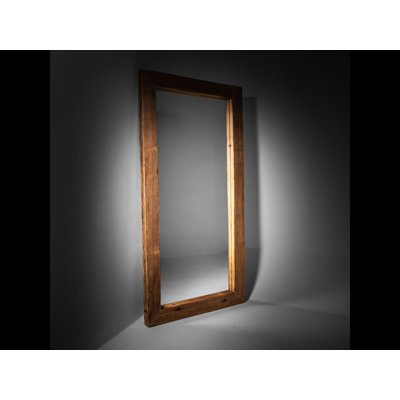 Jodha Rectangle Solid Wood Wall Mirror