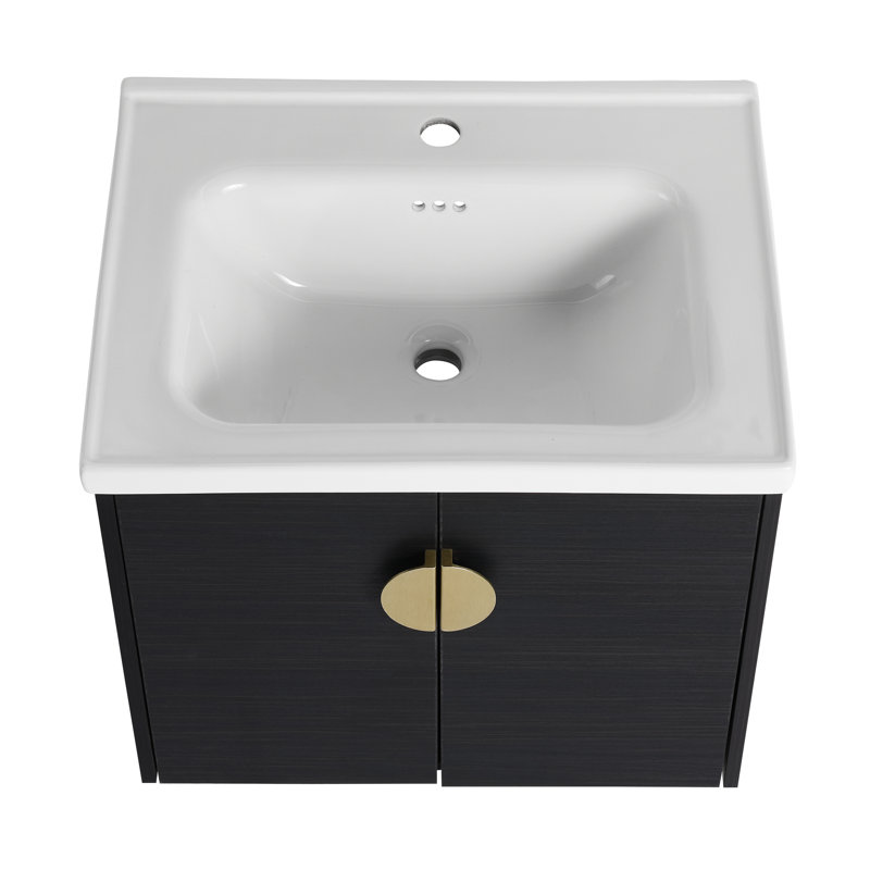 24'' Soft Close Doors Bathroom Vanity With Sink