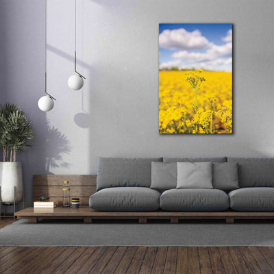 «Field Of Yellow III» par Donnie Quillen, estampe numérique sur toile