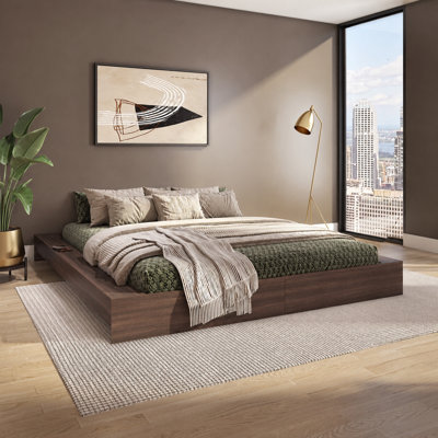 Lit plateforme Zen Omega - Assemblage facile, aucun sommier requis