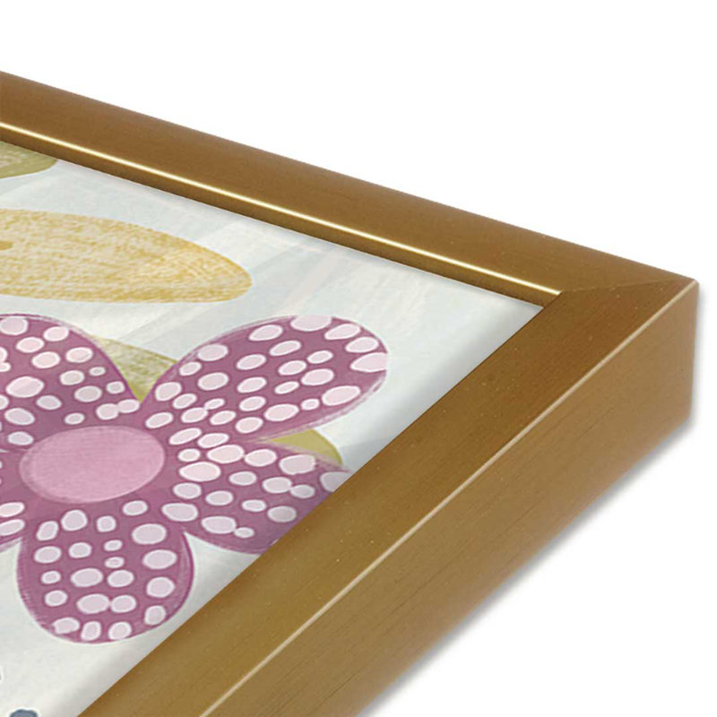 Grateful Heart Coffee by Katie Doucette Art Print, L 30 po x H 30 po, Doré, Impression encadrée