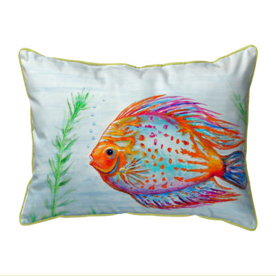 Fish Outdoor Throw Pillow