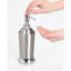 iDesign Stainless Refillable Steel Hand Soap Dispenser, Brushed & Chrome Split Finish