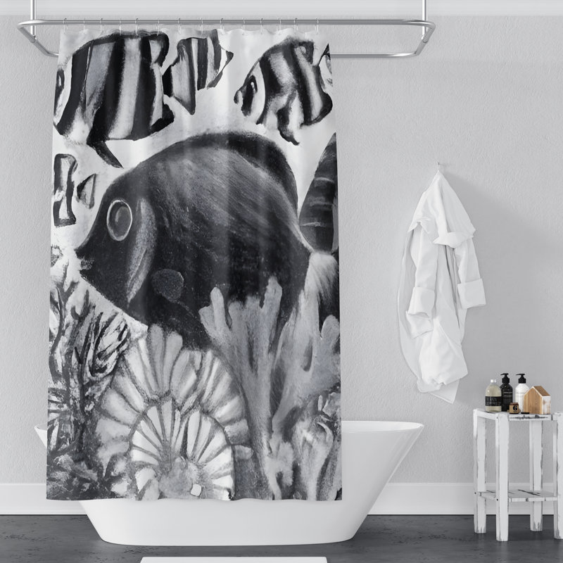 Wallburg Shower Curtain, 93" H x 70" W
