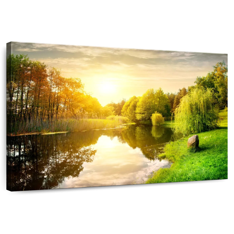 Alvord Sunset Over Calm River