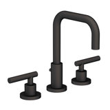 East Square Widespread Bathroom Faucet with Drain Assembly