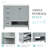 36" Bathroom Vanity with Sink Top, Bathroom Vanity Cabinet with Two Doors and Two Drawers, Solid Wood, Open shelf, MDF Boards, One Package-1530711402