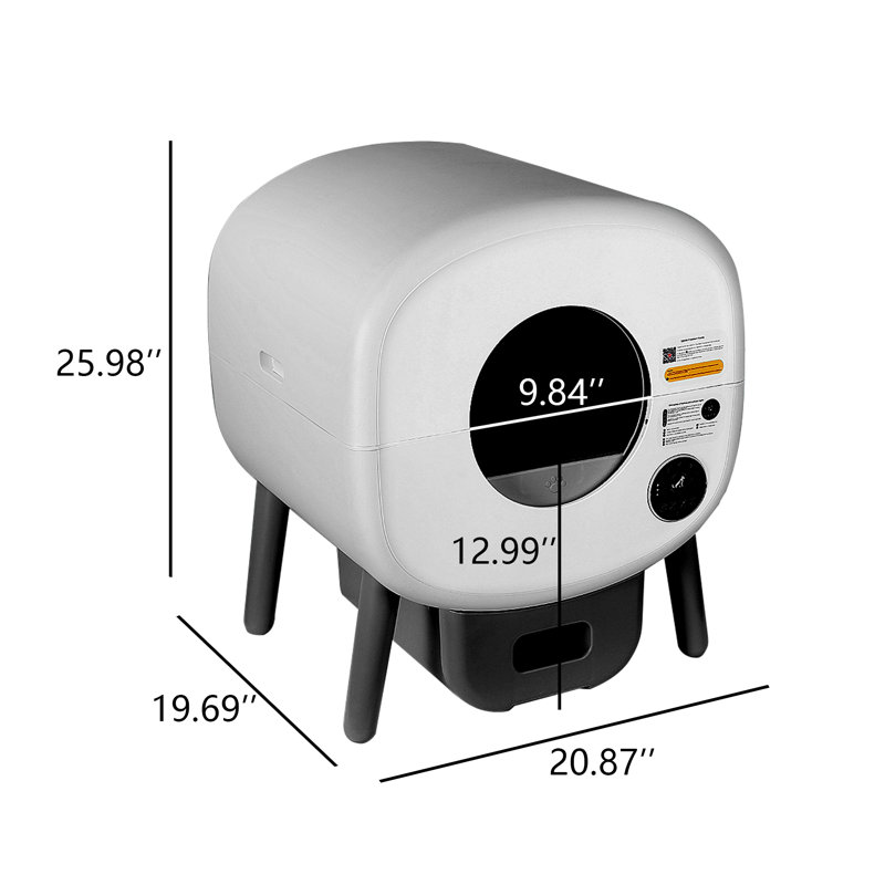 Litière automatique automatique pour chat