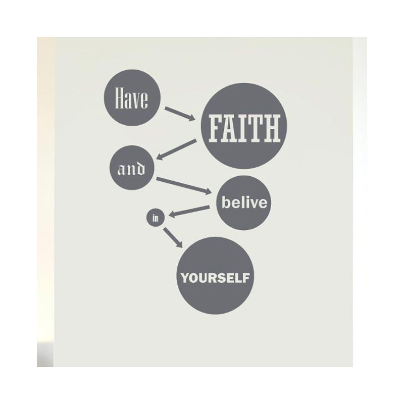 Wall Decal, Large, Grey
