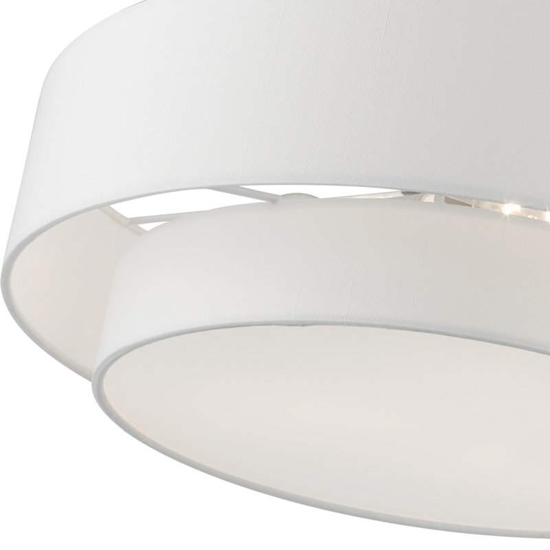 Areial 3-Light 18" Semi Flush Mount