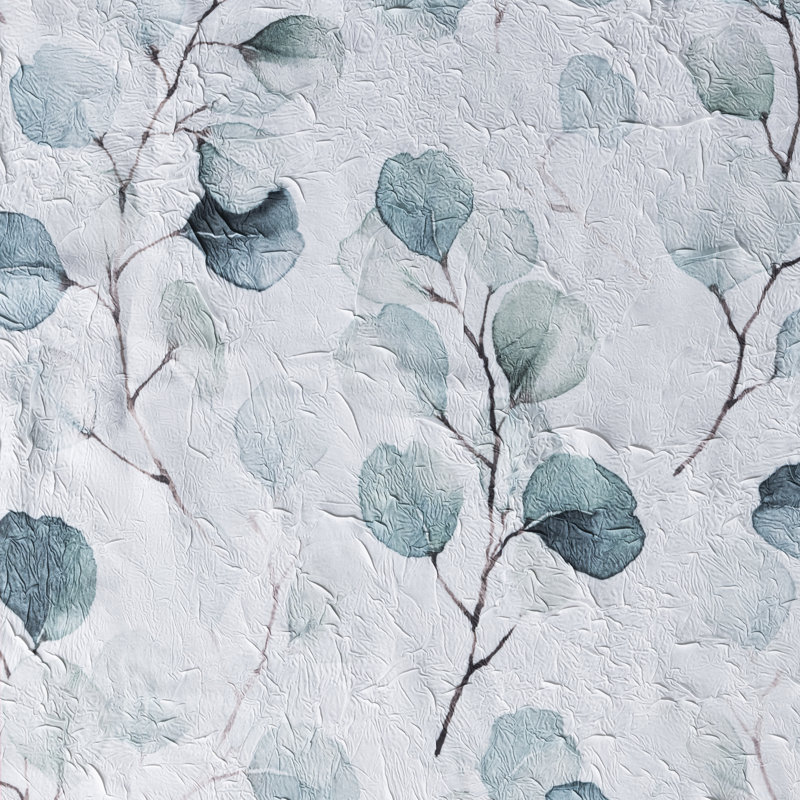 Eucalyptus Floral Pointed Window Valance