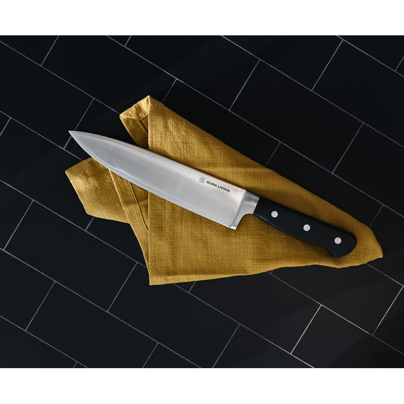 Couteau de chef 8 po Dura Living, Noir