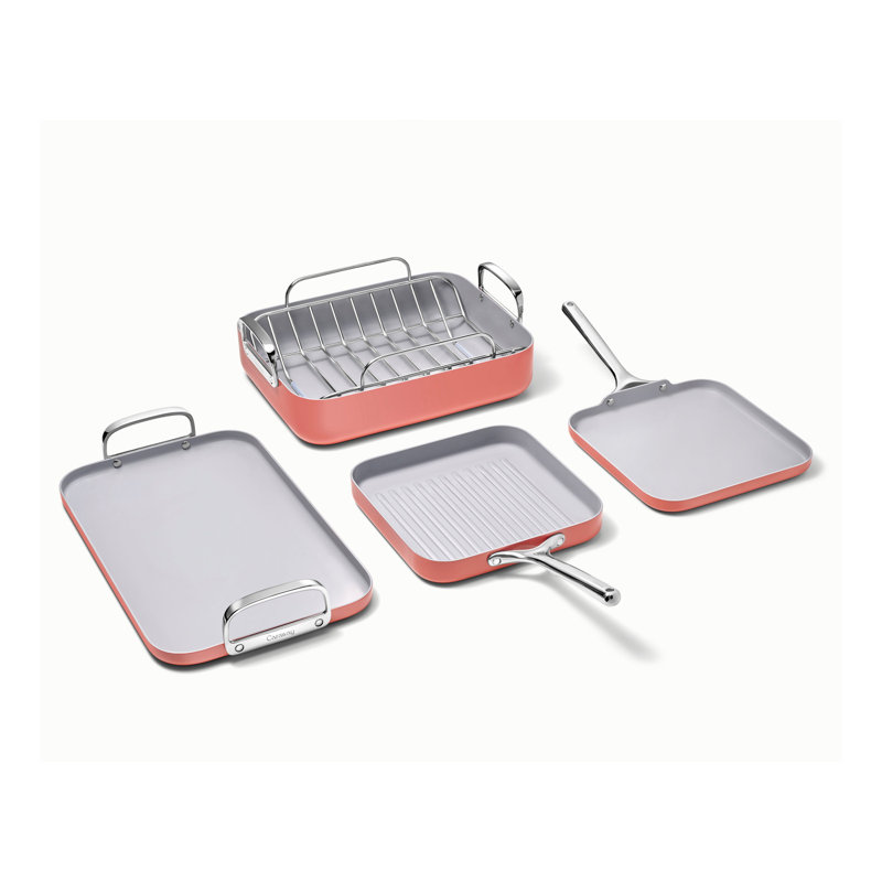 Caraway Batterie de cuisine carrée 5 pièces, Perracotta