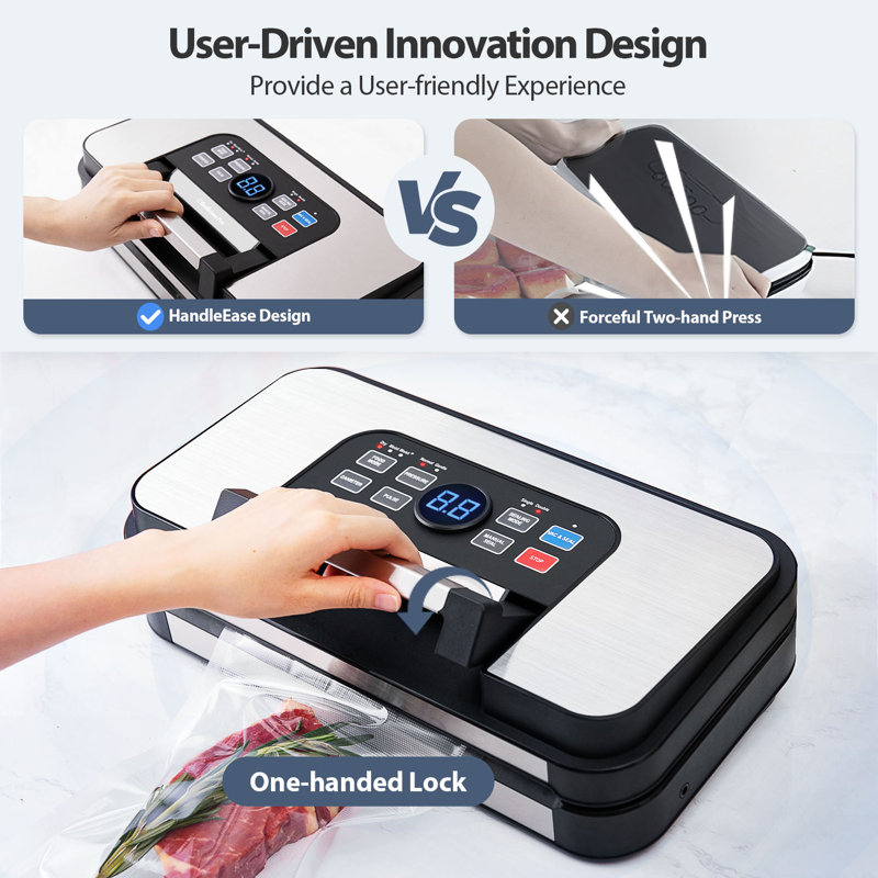 95Kpa Powerful Precision Pro Vacuum Sealer, with 10-in-1 Functions