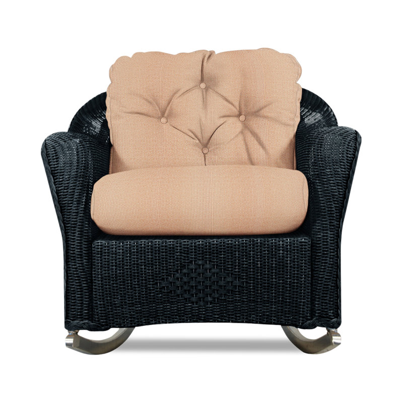 Reflections Outdoor Rocker Chair, Knix Granite, Ebony