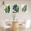 3pcs Tropical Botanical Leaf Wall Art Modern Plant Palm Leaves Picture Canvas Prints Poster Banana Leaf Wall Decor Painting for Bathroom Bedroom Living Room Office 12x16Inch Ready to Hang