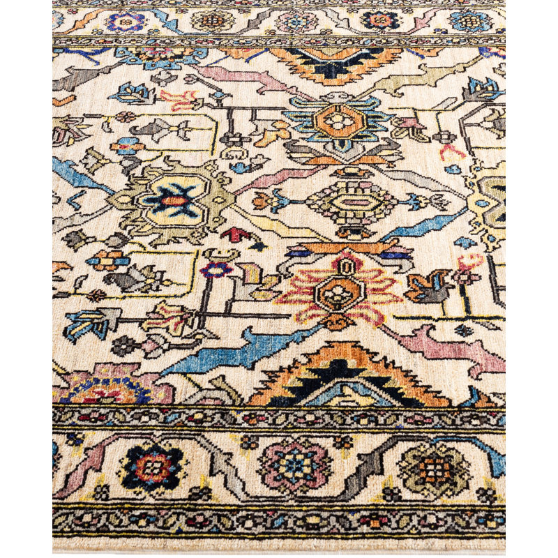 Serapi One-of-a-Kind 4' x 5'11" Hand Knotted Area Rug