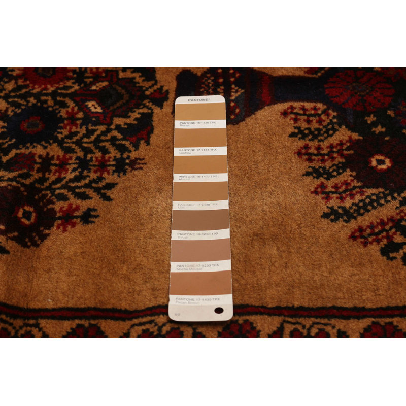 Tapis brun clair 6 pi 9 po x 9 pi 6 po Teimani