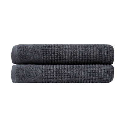 Earline 2 Piece Turkish Cotton Bath Towel Set