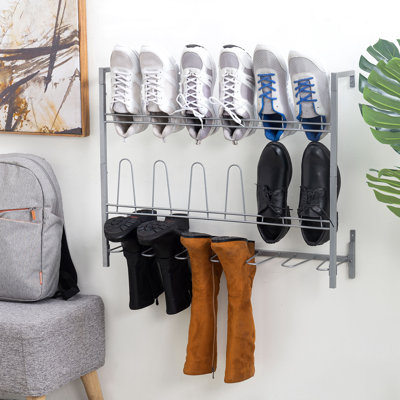 Range-chaussures mural 9 paires